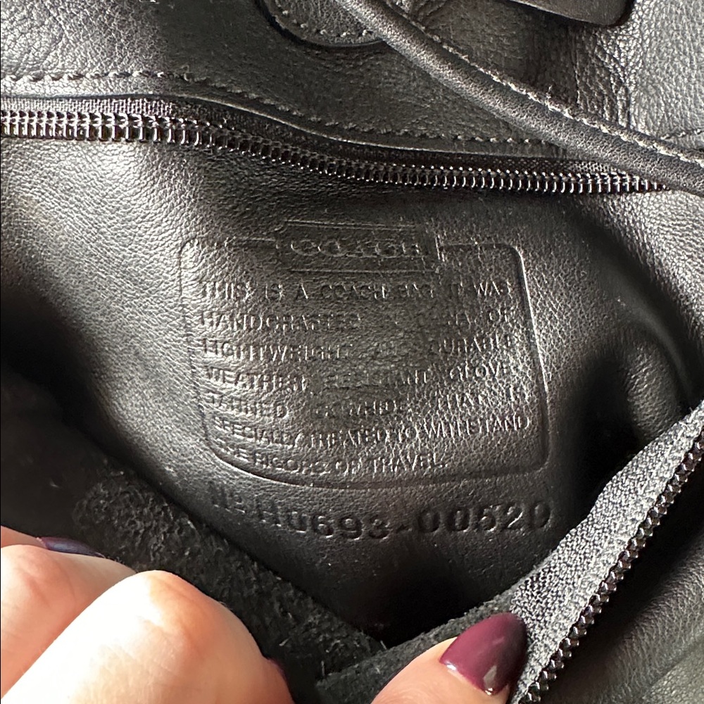 Coach Leather Backpack - Picture 11 of 13